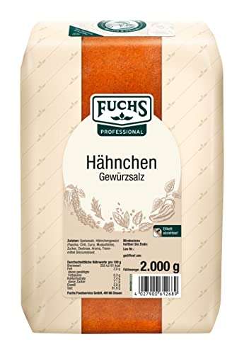 [PRIME/Sparabo] Fuchs Professional: Hähnchen-Würzsalz, 2kg (Dealbild nur Serviervorschlag!)