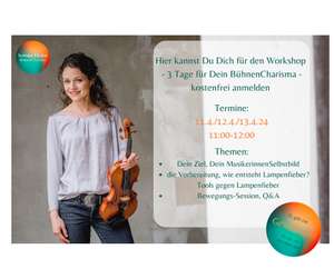 Kostenloser Online-Workshop für Musiker/in
