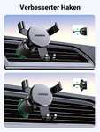 Ugreen Handyhalterung für das Auto in Schwarz (360° drehbarer Kugelkopf, für alle gängigen Smartphones ab 5,8“ bis 7,2“) (Prime)