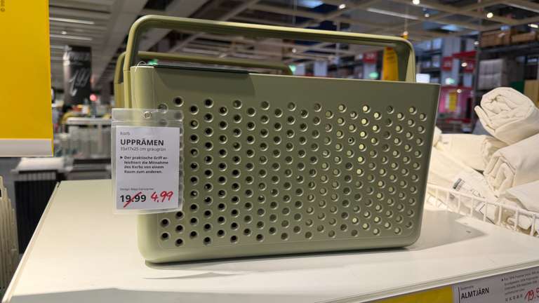UPPRMEN Korb  praktischer Ordnungshelfer, 4,99 bei Ikea Erfurt, lokal at  Erfurt | mydealz