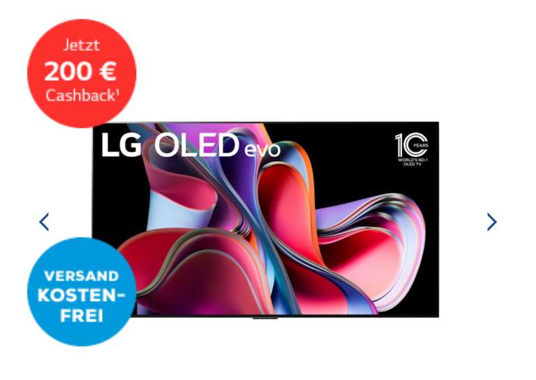 LG OLED G3 55“ für effektiv 1299€