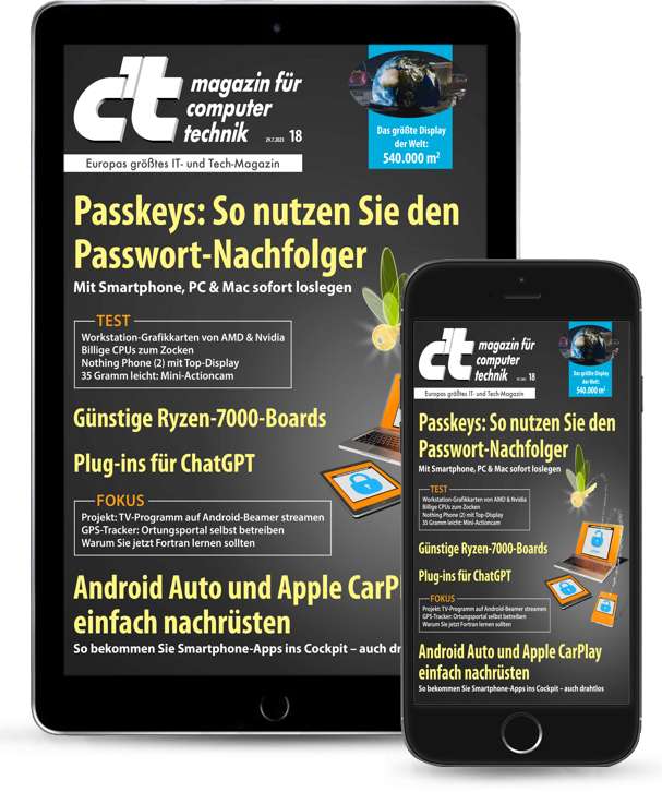 1 Heise Magazin gratis zum Download (Auswahl aus c't, Mac & i, Make:, iX, ...)