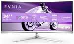 [Amazon] - Philips 34M2C8600/01 Evnia Curved - 34" QD OLED-Gaming-Monitor (3.440 x 1.440P, 175Hz, 21:9) Ambilight, HDR E/P 1000Nits