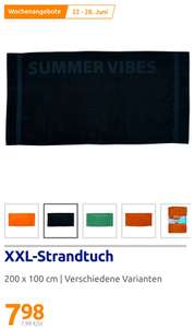 XXL Strandtuch "Summer Vibes" in 100x200cm @Action