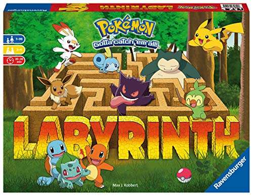 Pokémon Labyrinth - Familienspiel für 2-4 Spieler ab 7 Jahren - Prime