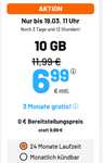 O2/1&1 Netz, Sim.de Aktion: 3 Monate gratis & 0€ AG in Laufzeitverträgen: Allnet/SMS Flat 10GB 5G eff. 6,12€/Monat | 5GB 4,37€ | 25GB 8,74€