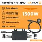 Hoymiles HM-1500 Microwechselrichter für bis zu 4 PV-Module für Balkonkraftwerk