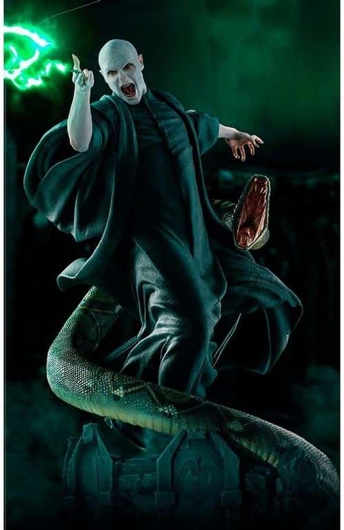 Iron Studios Harry Potter - Lord Voldemort & Nagini Limited Legacy Replica Statue (1/4) | | Größe: ca. 58 x 35,8 x 48 Zentimeter! [EMP]