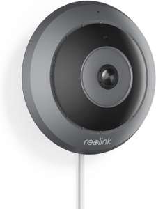 Reolink FE-P Überwachungskamera (180° Fisheye, 2560x2560@25fps, 8m Nachtsicht, PoE, smarte Alarme, 2-Wege-Audio, microSD, ONVIF)