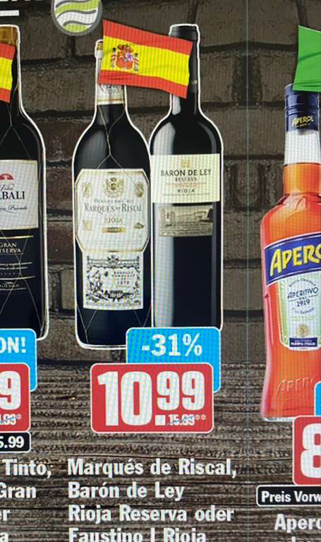 HIT Märkte: Wein / Rotwein Marques de Riscal Rioja Reserva