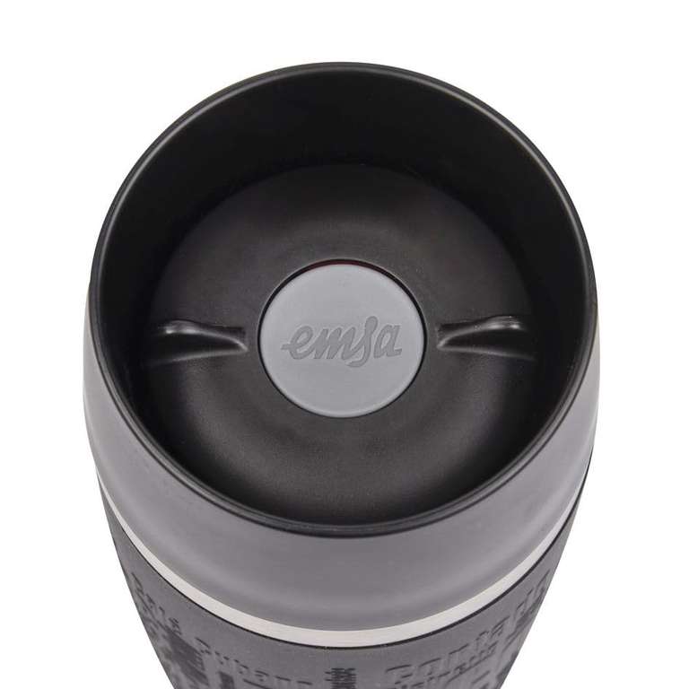 Emsa Travel Mug Classic | 360 ml | Thermobecher | Isolierbecher | Quick-Press-Verschluss | PRIME