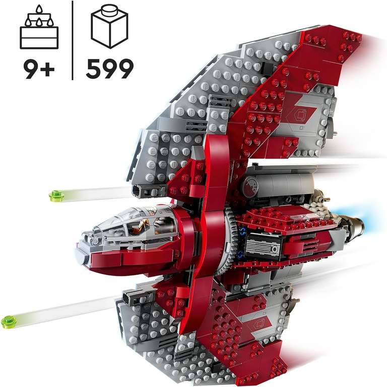LEGO 75362 Star Wars: Ahsoka Tanos T-6 Jedi Shuttle Set, mit 4 Minifiguren inkl. Sabine Wren & Marrok (OTTO Lieferflat/Amazon)