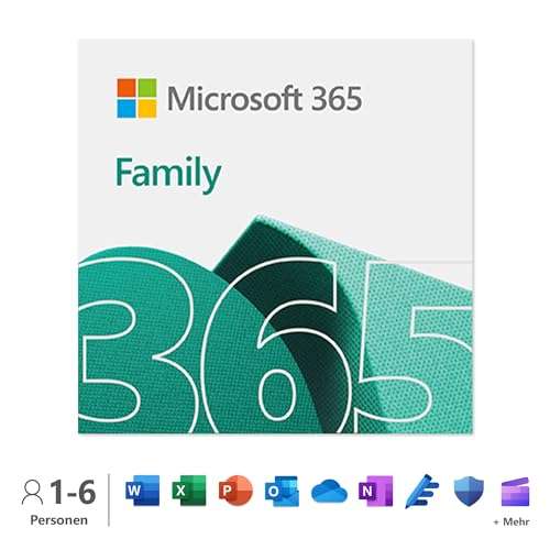 Microsoft 365 Family | 12 Monate, bis zu 6 Nutzer - Amazon