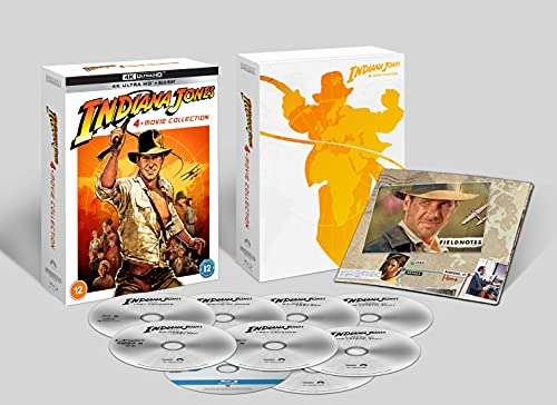 [Amazon.es] Indiana Jones - alle Filme - 4K Bluray Boxset - nur OV