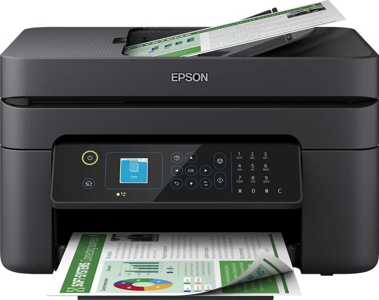 Drucker Epson WorkForce WF-2935DWF | WLAN | Tintenstrahldrucker | Scanner inkl. Einzug | Fax
