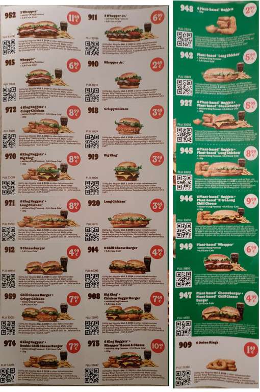 Burger King Coupons - gültig bis 01.03.2024