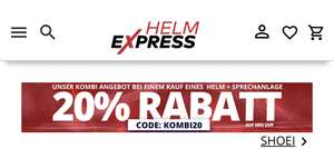Helm Express 20% auf alles