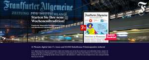 [Deutsche Bahn] 10.000 BahnBonus Prämienpunkte mit FAS-Abo 12 Monate (Digital)
