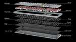 Keychron Q6 Knob mechanische Full-size Tastatur | Gateron G Pro Red oder Brown Switches | Hot Swap | Metallgehäuse | USB-C | RGB LEDs
