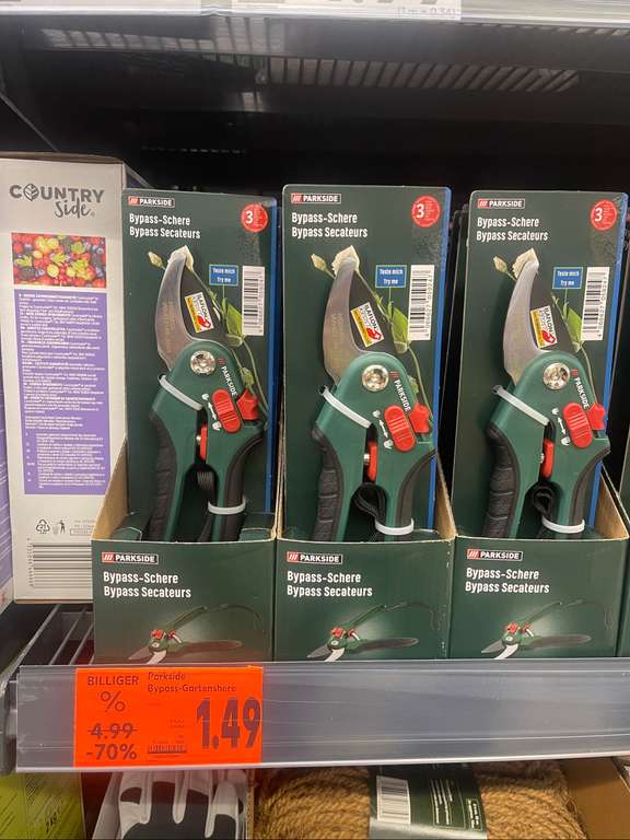 [LOKAL Frankenberg] Parkside Gartenschere Kaufland