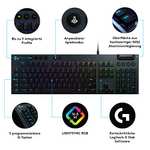 Bestpreis: Logitech G815 Lightspeed mit low profile Clicky Switches, mechanische RGB Gaming-Tastatur, kabelgebunden