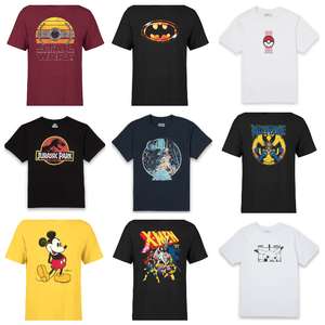 [zavvi] 3 T-Shirts für 24€ + Gratis Versand (Pokémon, DC, Star Wars, Disney uvm.) | Größe XS-XXL