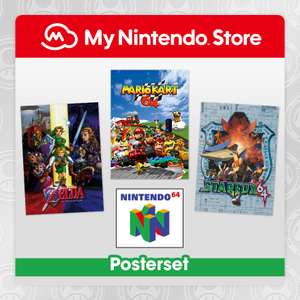 Nintendo Merchandise: Nintendo 64-Posterset (500 Platinpunkte)
