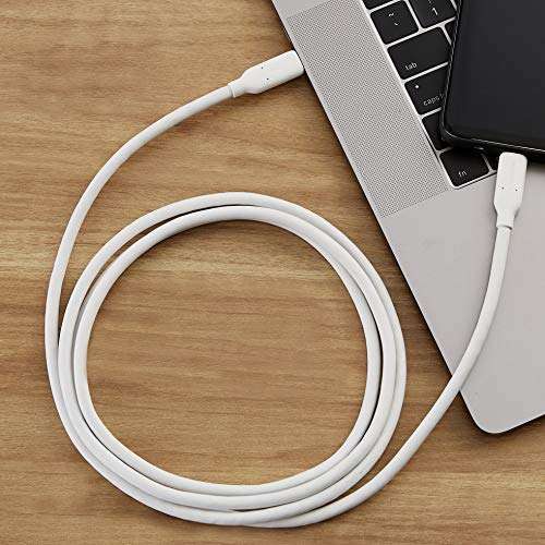 [PRIME] Amazon Basics USB-C 3.1 Gen 1 auf USB-C-Kabel, 1,83 m, Weiß