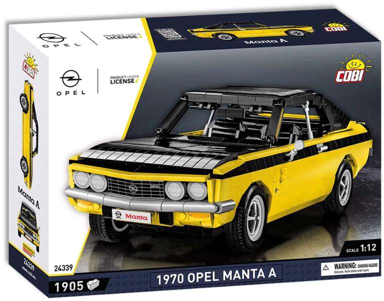 COBI 24339 - Opel Manta A, Baujahr 1970, 1.905 Bauteile, Maßstab 1:12