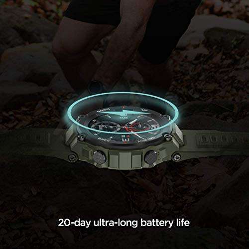 Amazfit T-Rex Outdoor Smartwatch - Grün (Wildgreen)