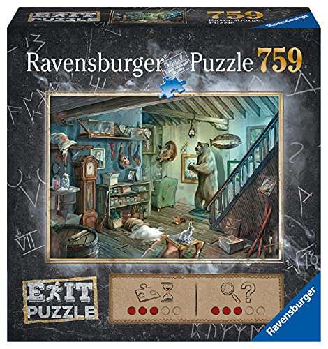 Ravensburger EXIT Puzzle 15029 - Gruselkeller - 759 Teile Puzzle für Erwachsene und Kinder ab 12 Jahren für 8€@Amazon Prime