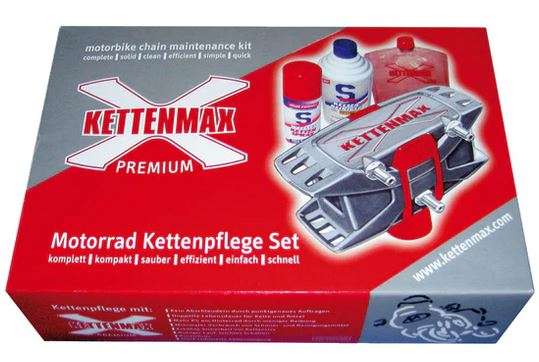 Premium Kettenmax Set Dr. Wack S100 Kettenfett Kettenreiniger @ Motorrad Fahrrad