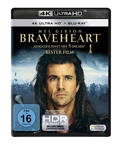 [Amazon Prime] Braveheart (1995) - 4K Bluray - IMDB 8,3