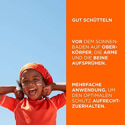[PRIME/Sparabo] Garnier Sonnencreme LSF 50+ für Kinder, Wasserfest und resistent gegen Sand, Ambre Solaire Kids Sensitive expert+ , 150 ml