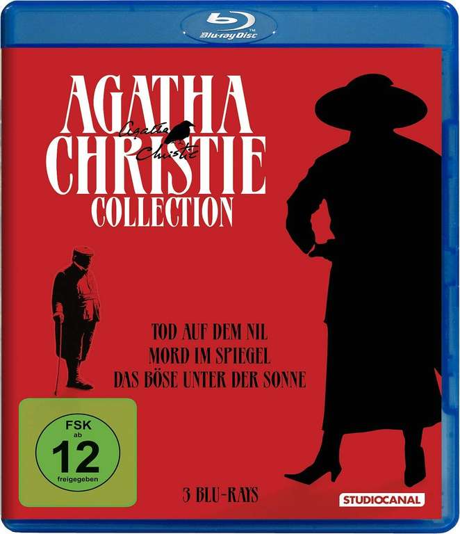 Agatha Christie Collection - 3 Filme auf 3 Blu-ray (Prime & ebay/Alphamovies)