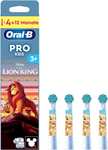 114° - ORAL-B Pro Kids, König der Löwen, 4 Stück Aufsteckbürsten für 11€ inkl Versand (8,80€ mit Cashback)
