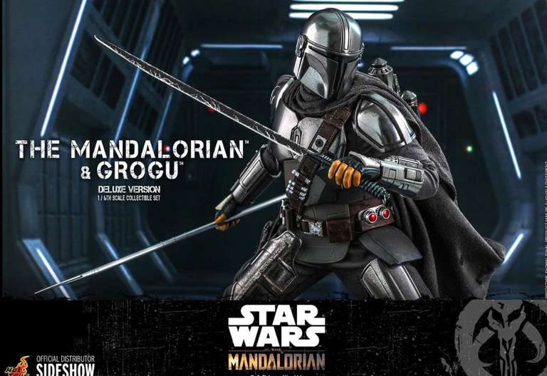 Hot Toys Star Wars Actionfiguren Doppelpack 1/6 The Mandalorian & Grogu Deluxe Version 30 cm