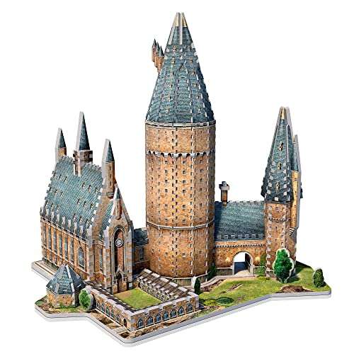 Wrebbit 3D-Puzzle Harry Potter Hogwarts Große Halle mit 850 Teilen [Amazon Prime / myToys / Otto]