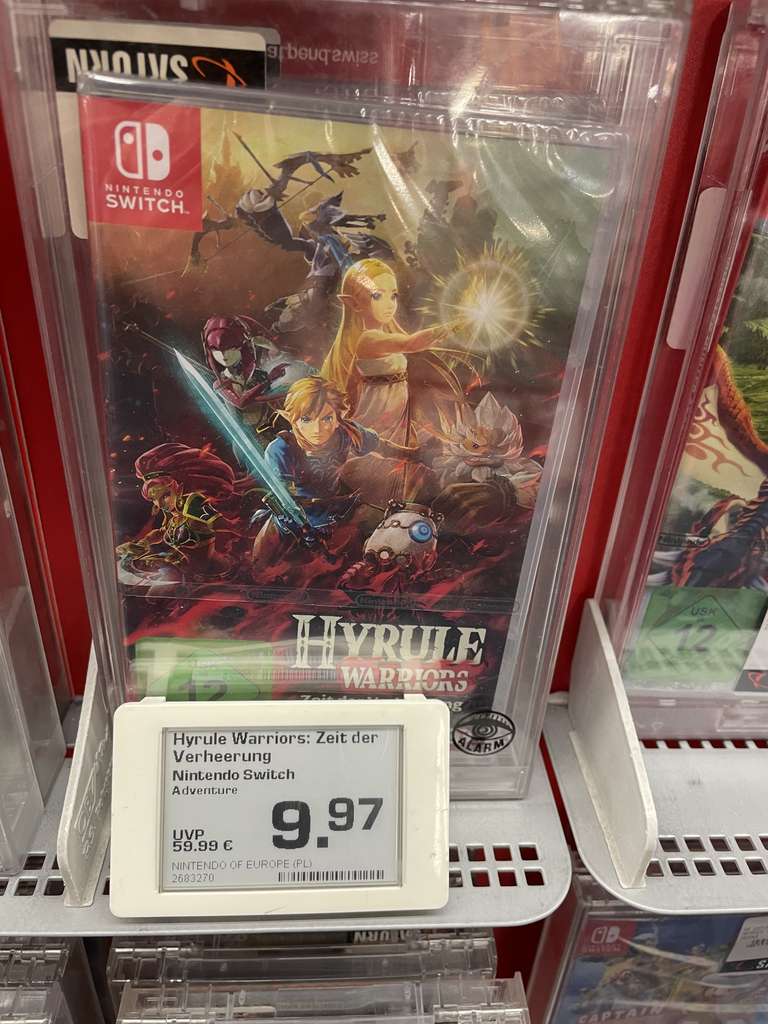 [Lokal Saturn Eastgate Berlin Nintendo Switch] Hyrule Warriors - Zeit der Verheerung, Paper Mario, Bravely Default II je 9,97€