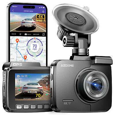 AZDOME GS63H 4K Autokamera Car Dash Cam GPS WIFI Video Record Nachtsicht 1080P