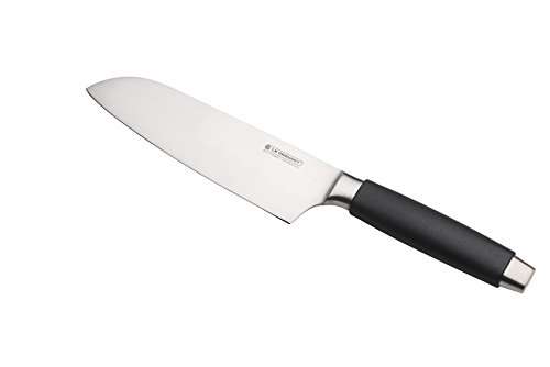 Le Creuset Santoku Messer bei Amazon für 39,73€ inkl. Versand | 18 cm | 18/8 Edelstahlklinge | Kunststoffgriff | Rostfrei