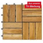 [ROLLER] Holzfliese (Acacia Mangium Holz, Design gerade oder Würfel/IKEA RUNNEN) 30x2,4x30cm -50%