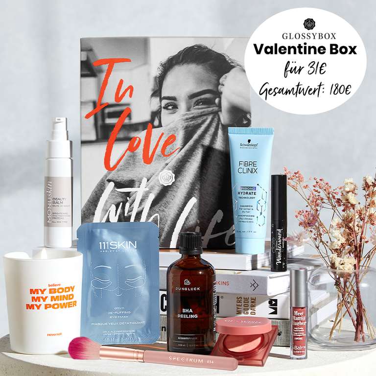 Valentine's Box von Glossybox | 8 Produkte (für Sie)