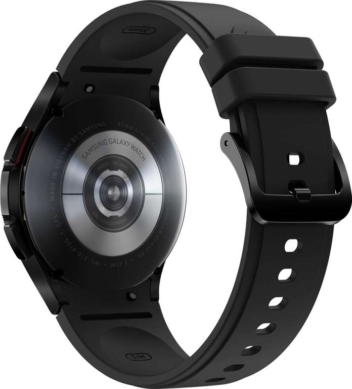 Galaxy Watch 4 Classic SM-R880 | 42mm | schwarz | (1.19", 396x296, OLED, GPS, HR-Sensor, SpO2, BT, WLAN, NFC, 1.5/16GB, Qi, Wear OS)