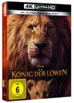 Der König der Löwen - 4K-UHD & Der König der Löwen (2019) – 4K-UHD für je 14,97€ (Prime)