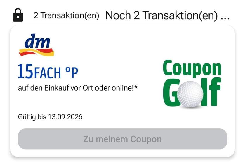 PAYBACK Coupon-Golf: Jetzt teilnehmen & Coupons sichern bei EDEKA, dm, Amazon – personalisiert at PAYBACK Partner
