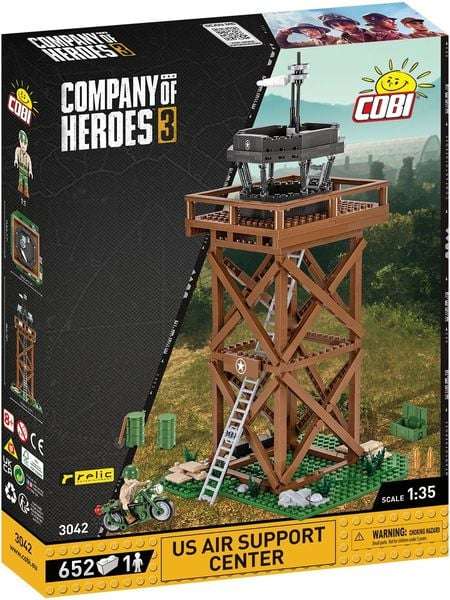 [Klemmbausteine] COBI 3x Company of Heroes 3-Sets je 34,43 Euro: German Fighting Position (3043);Air Support Center (3042);Panzer IV (3045)