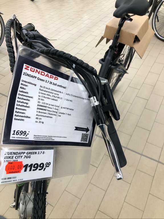 Fahrräder ab 100€ ! - Lokal Real Jettingen