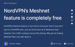 NordVPN’s Meshnet Feature jetzt für alle gratis (früher war ein Vertrag benötigt)