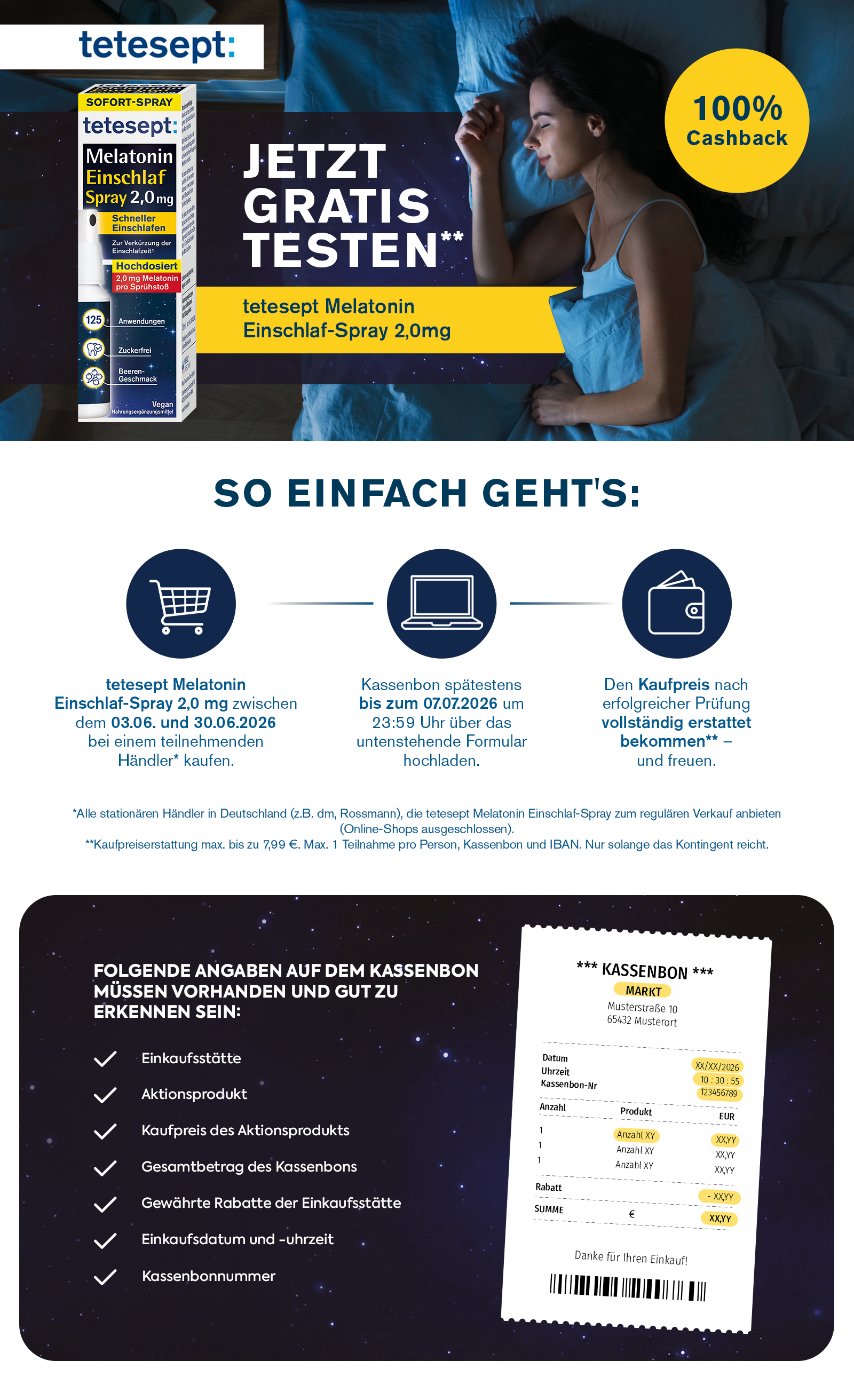 [GZG] Tetesept Melatonin Einschlaf Spray